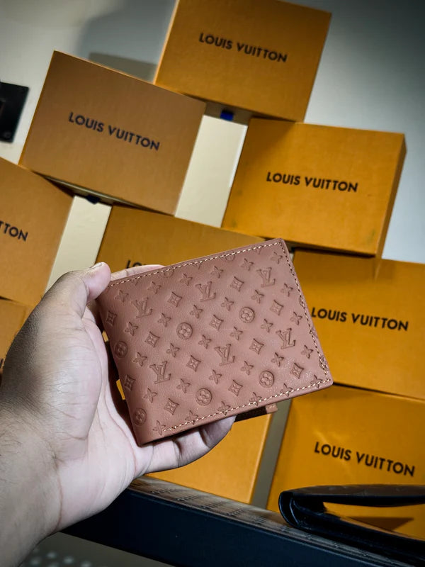 LV imposed textured Wallet