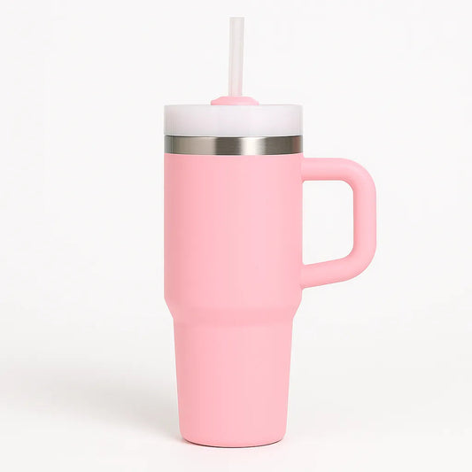 40 Oz Stainless Steel Insulated Sports Tumbler with Straw