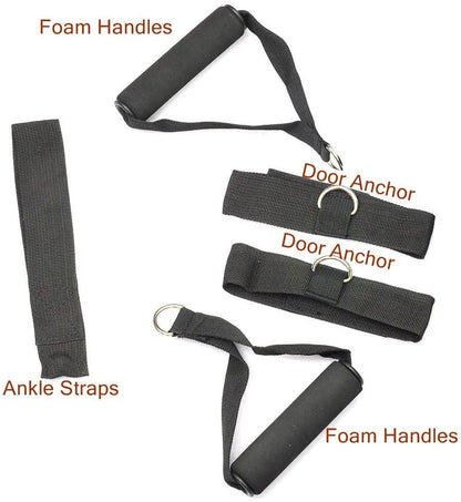 11 PCS Latex Resistance Band