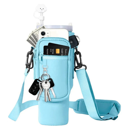 40oz Neoprene Water Bottle Carrier Bag