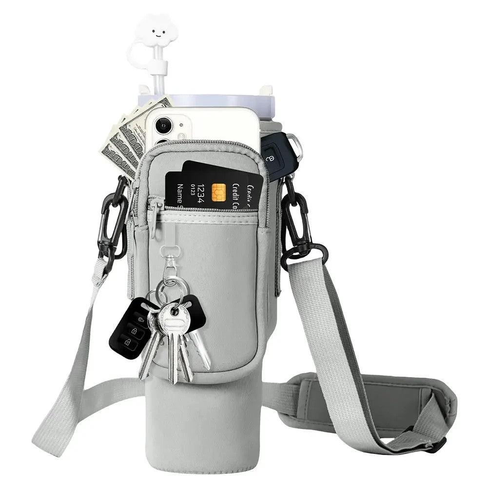 40oz Neoprene Water Bottle Carrier Bag