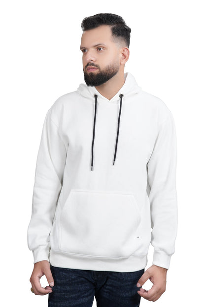 Plain hoodie premium quality cotton fleece