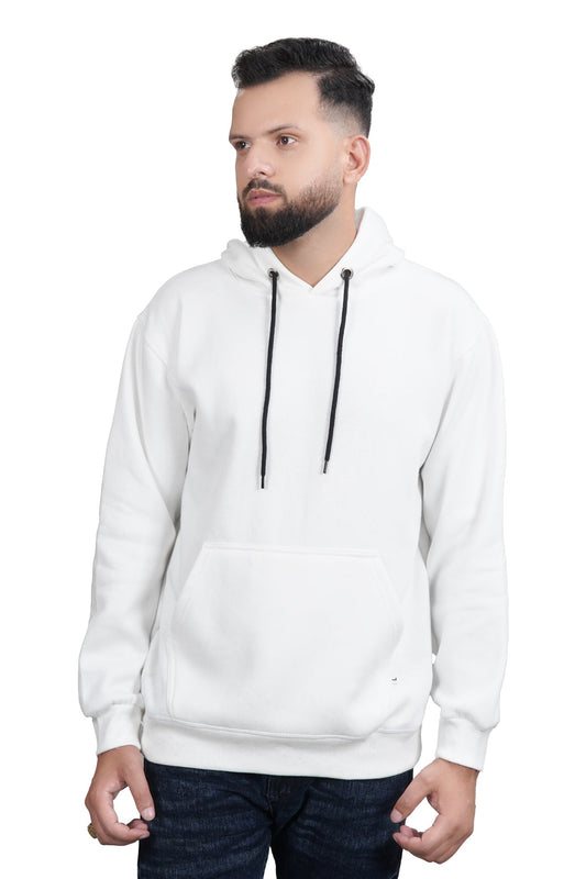 Plain hoodie premium quality cotton fleece