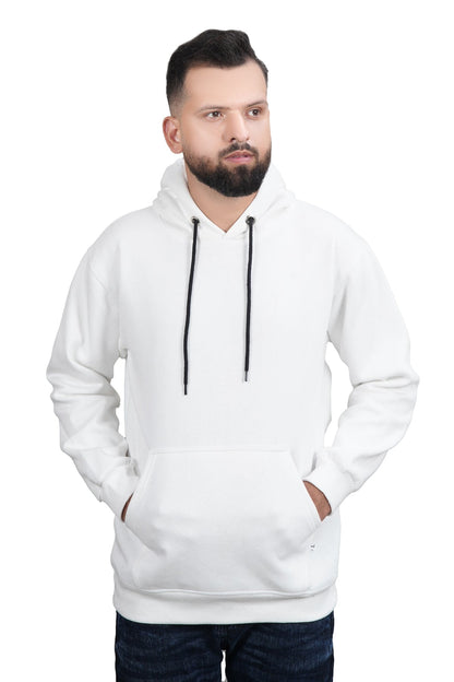 Plain hoodie premium quality cotton fleece