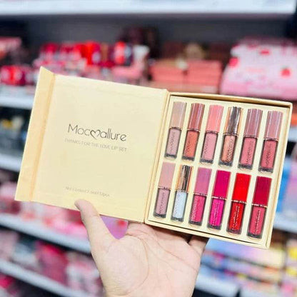 Huda Beauty Matte Lipstick Set - 12 Pcs