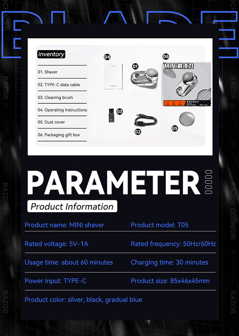 Mini Electric Shaver