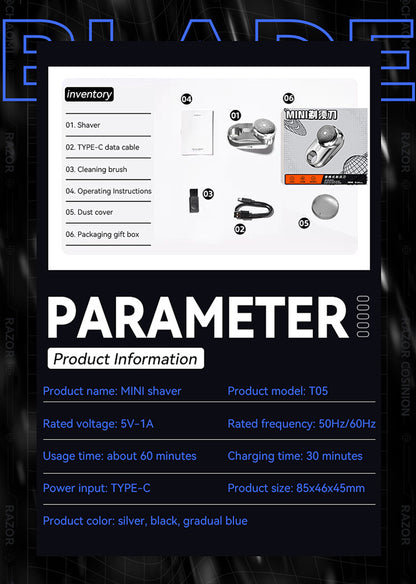 Mini Electric Shaver