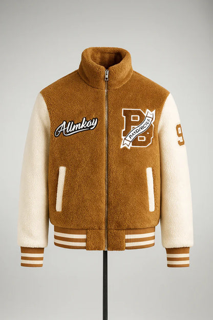 Almkay Varsity Wool Jacket