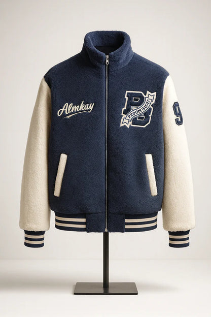 Almkay Varsity Wool Jacket