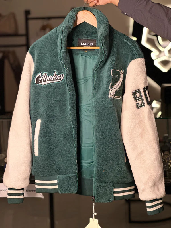 Almkay Varsity Wool Jacket