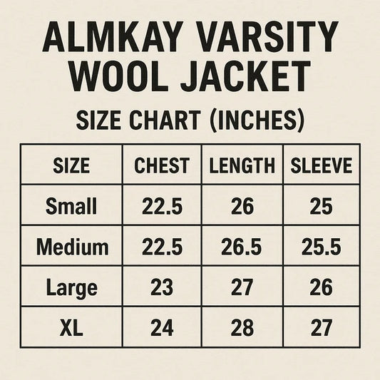 Almkay Varsity Wool Jacket